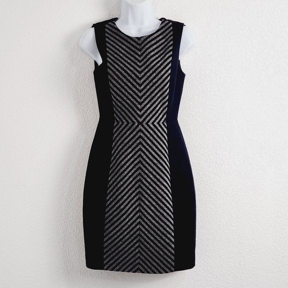 J.CREW Black & Gray Wool Work Business Dress Size: 0P - Picture 1 of 10